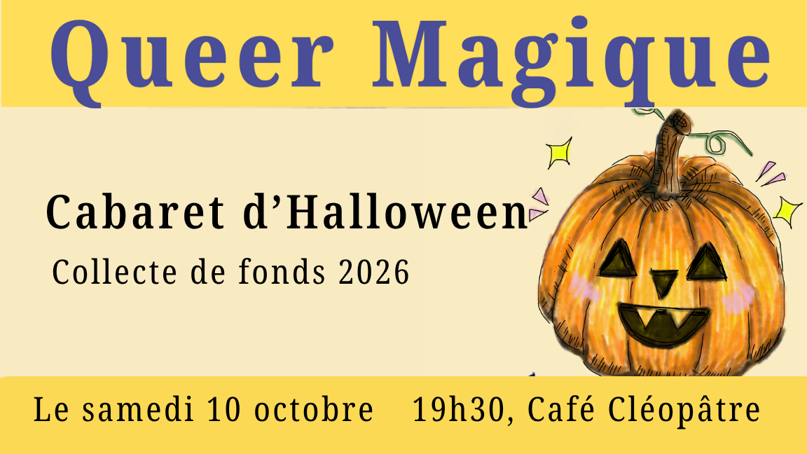 Cabaret d'Halloween: collecte de fonds!