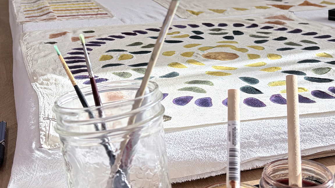 Textile printing workshop