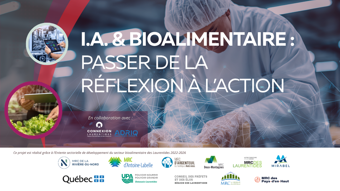 I.A. & bioalimentaire :  passer de la réflexion à l’action