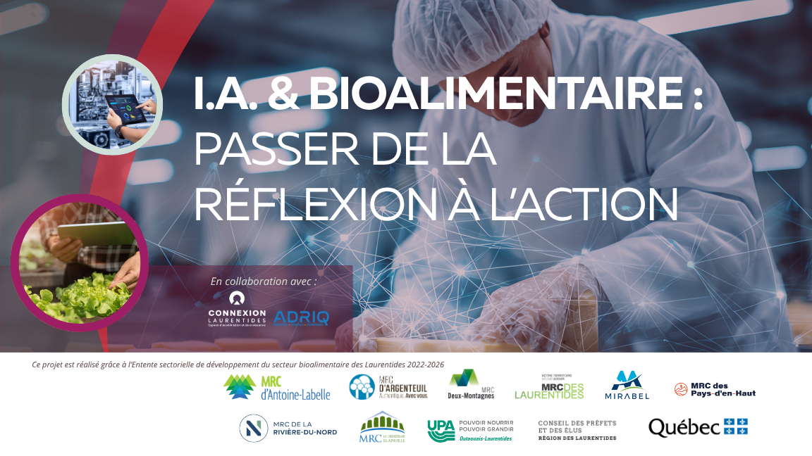 I.A. & bioalimentaire :  passer de la réflexion à l’action