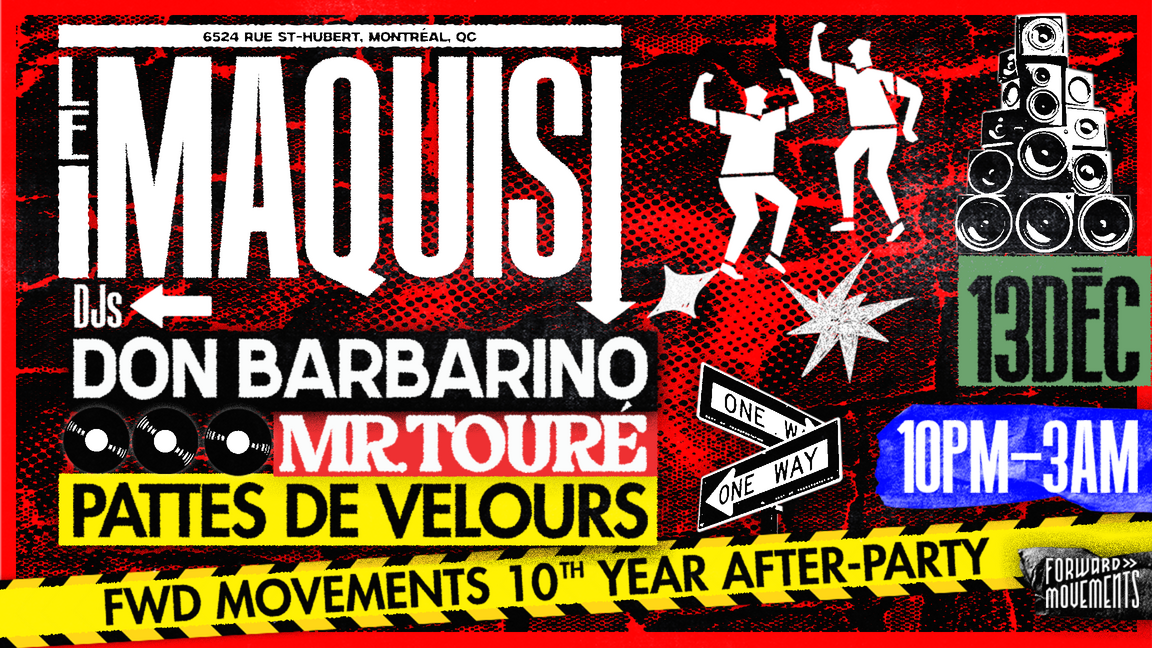 After party officiel du 10e anniversaire de  FWD Movements