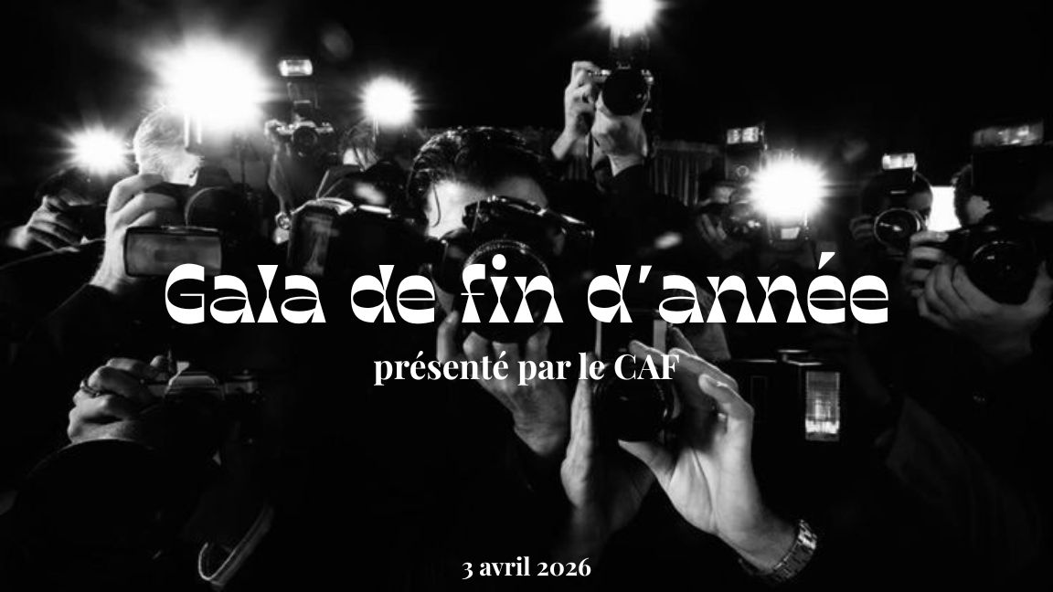 Gala de fin d'année du CAF