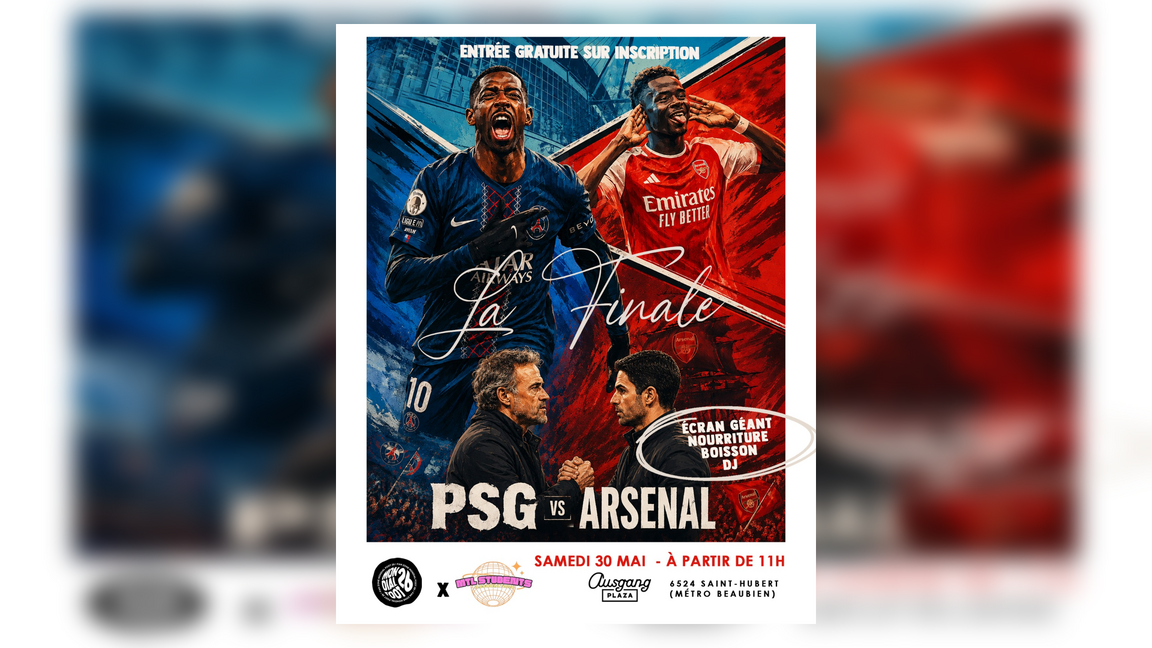 PSG - ARSENAL -  FINALE DE LA LIGUE DES CHAMPIONS 2026