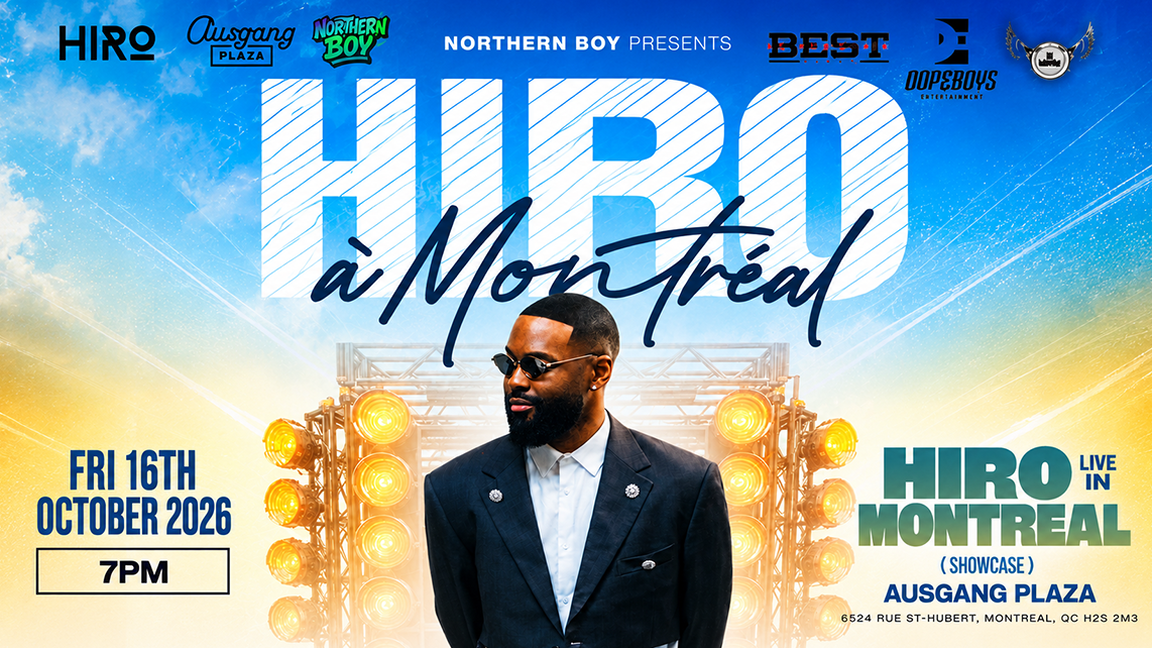 Hiro Live à Montréal (en showcase)