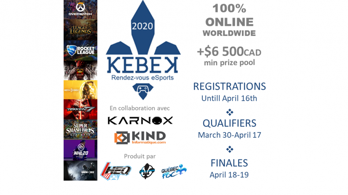 KEBEK, rendez-vous eSports