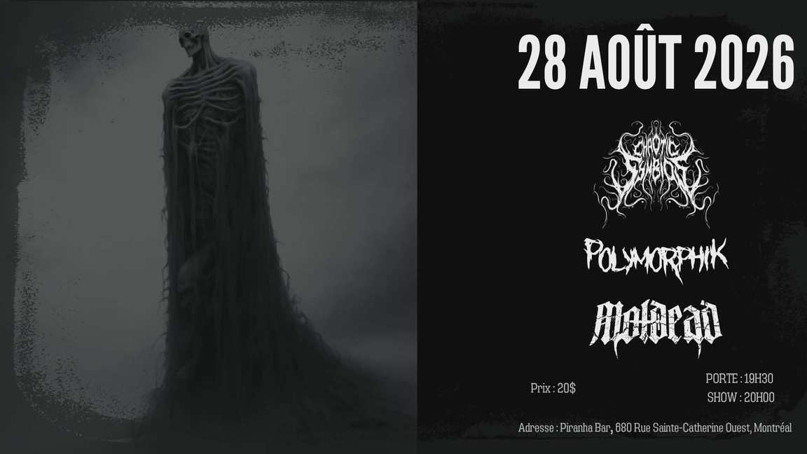 Show Metal - Chaotic Symbios/Polymorphik/Moldead