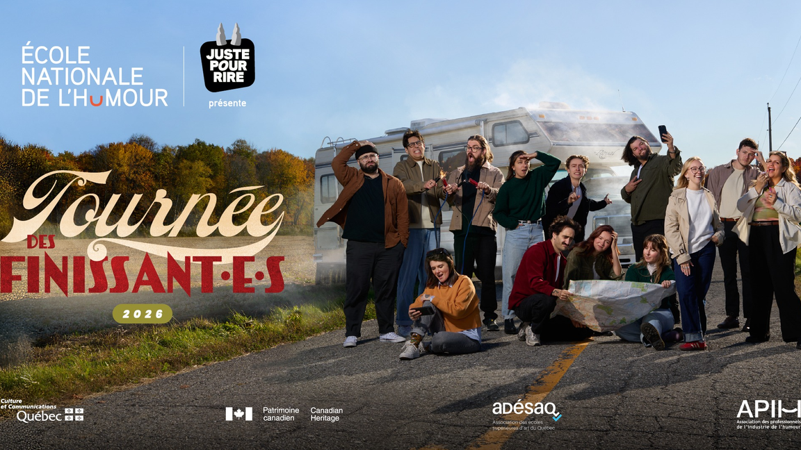 Tournée des finissant·e·s 2026 de l’École nationale de l’humour