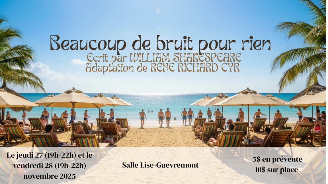 BEAUCOUP DE BRUIT POUR RIEN de William Shakespeare