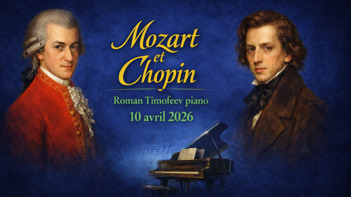 Mozart et Chopin, récital de piano