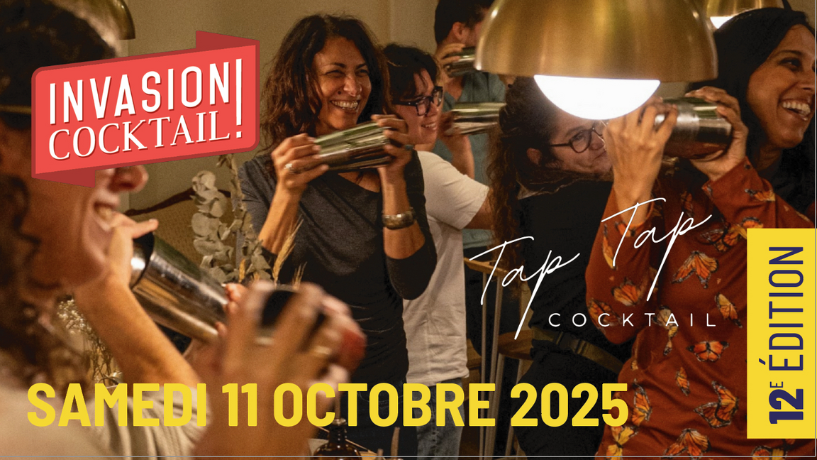 ATELIER TAP TAP COCKTAIL - Samedi 11 octobre