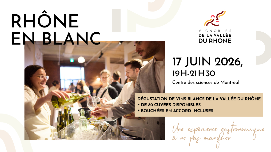 Dégustation de vins immersive : Rhône en Blanc 2026