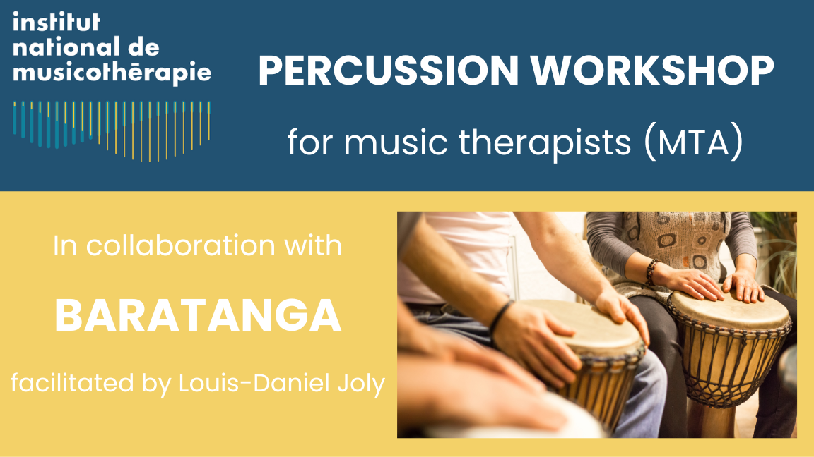 Percussion workshop for music therapists