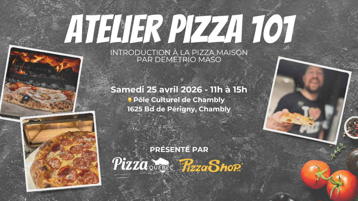Atelier Pizza 101 - Introduction à la pizza maison