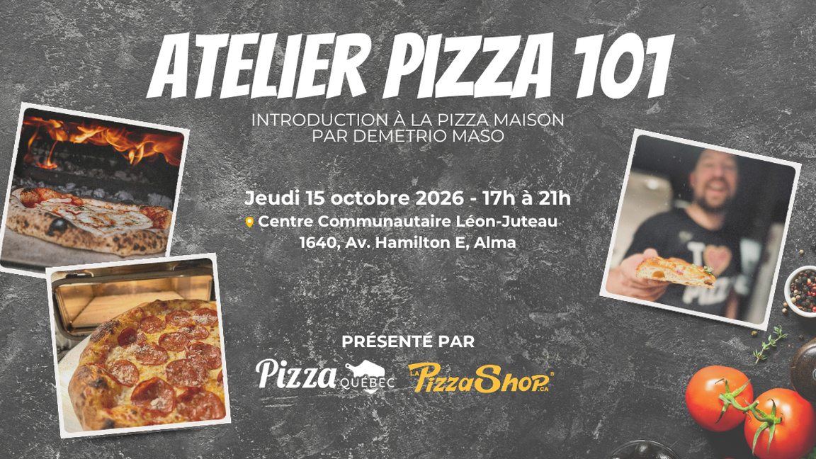 Atelier Pizza 101 - Introduction à la pizza maison