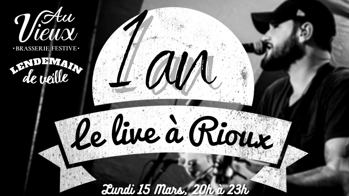 André Rioux Marc-André Rioux presents 1 an du LIVE à RIOUX - March 15th 2021 ...