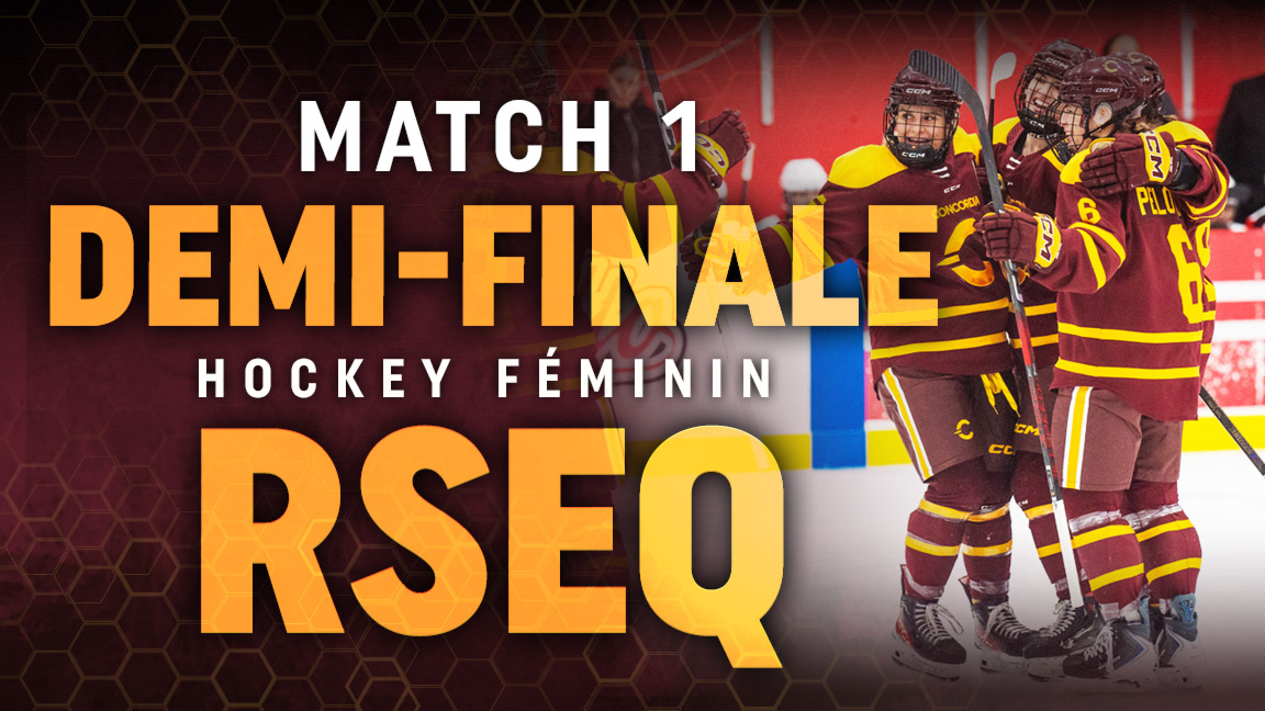 Hockey féminin de Concordia c. McGill Martlets – Match 1 – Demi-finale du RSEQ