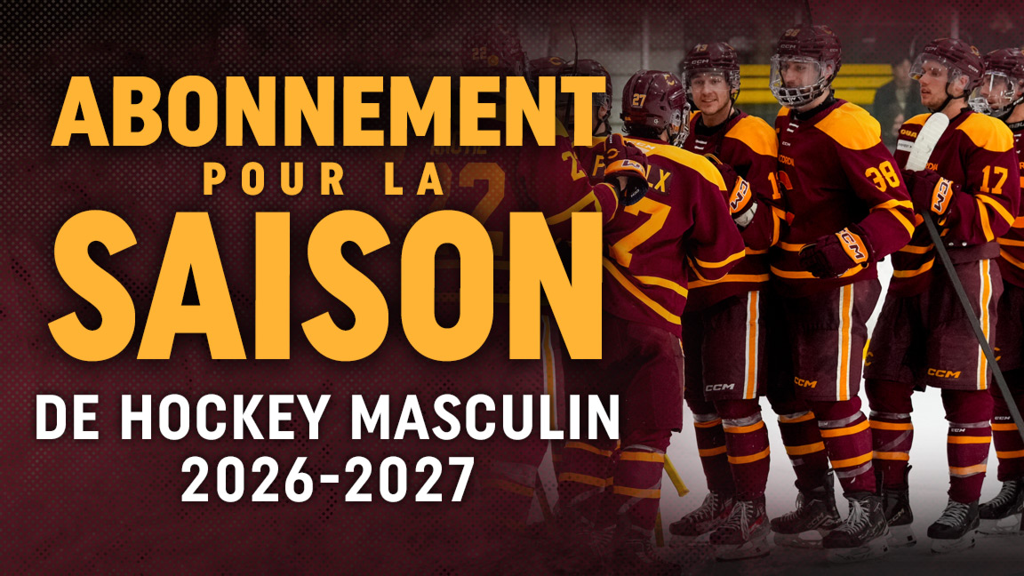 Abonnement de saison - Hockey masculin 2026