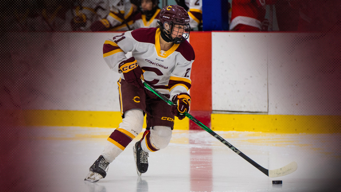 Hockey féminin de Concordia c. Carleton Ravens