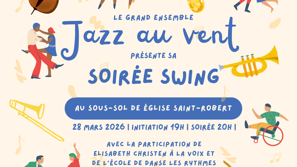 Soirée swing avec Jazz-Au-Vent!