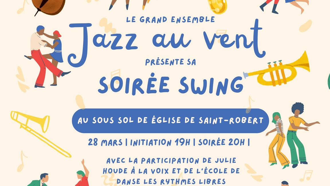 Soirée swing avec Jazz-Au-Vent!