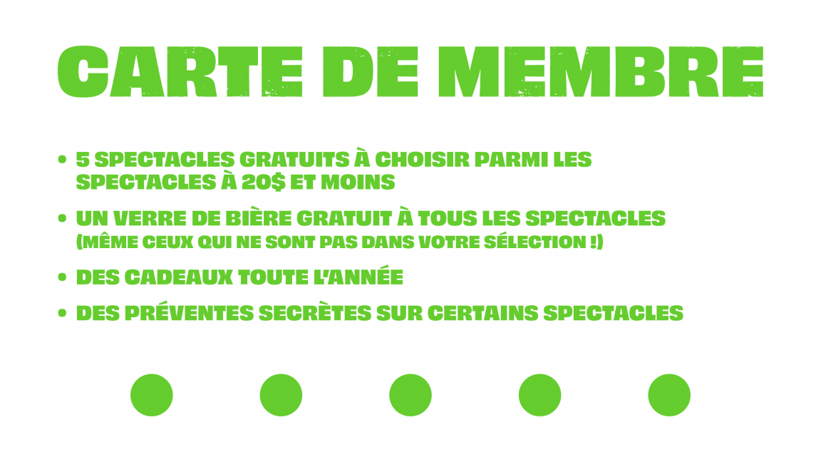 Carte de membre