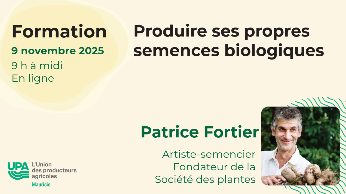 Produire ses propres semence biologiques