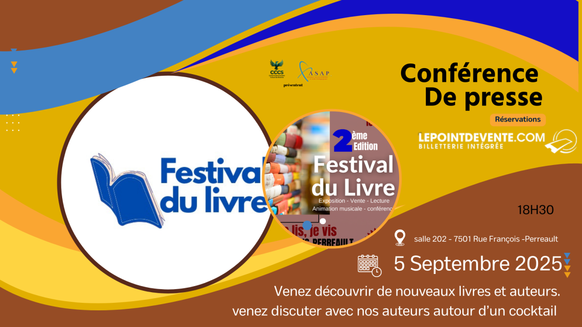 Conference de Presse FESTIVAL DU LIVRE 2025