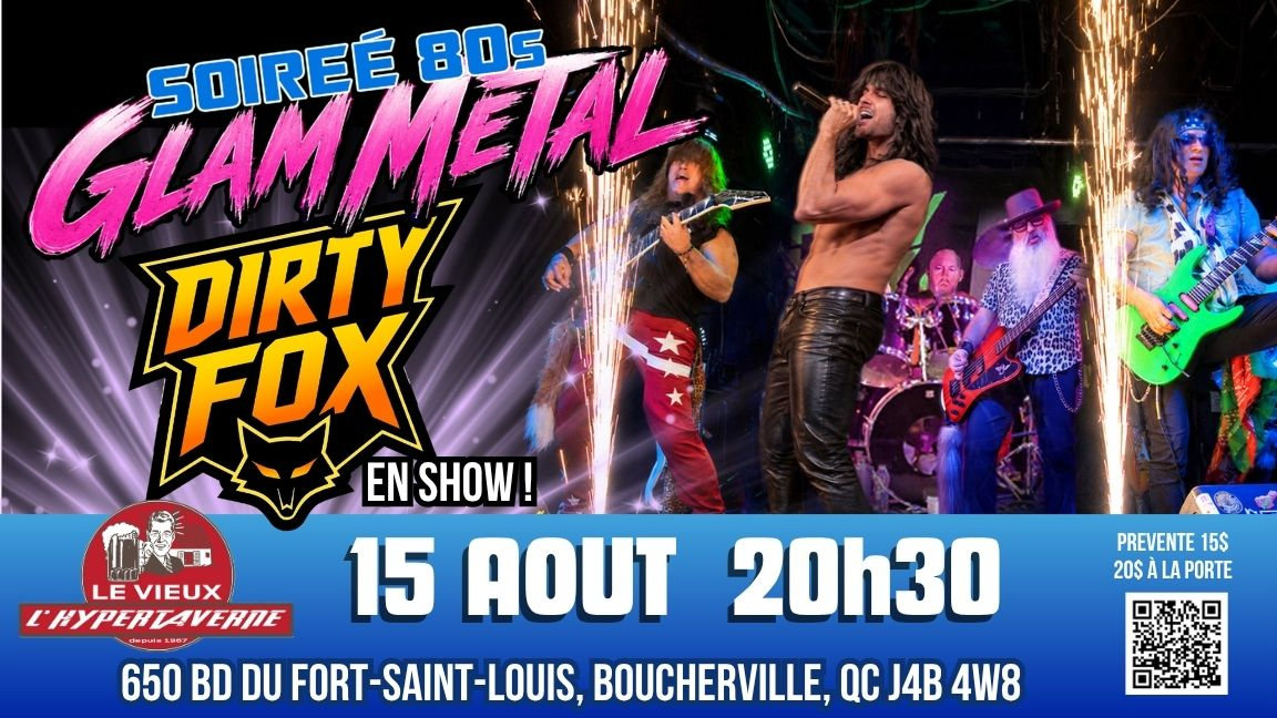 Soirée Glam Metal a Boucherville