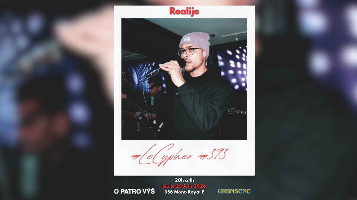 #LeCypher #393 w/ Realije (TO) - Live Hip-Hop Thursdays