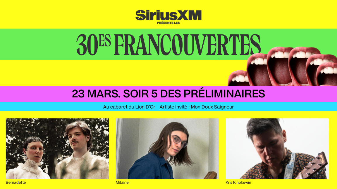 30e édition des Francouvertes | Soir 5 des préliminaires - spectacle virtuel