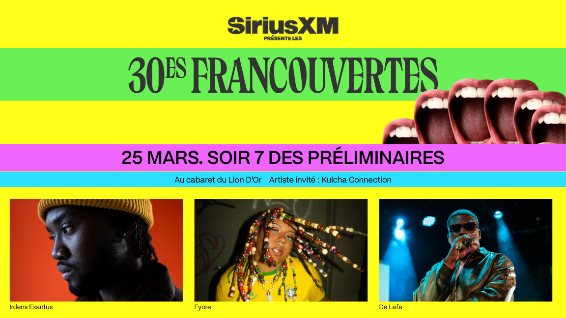 30e édition des Francouvertes | Soir 7 des préliminaires - spectacle virtuel