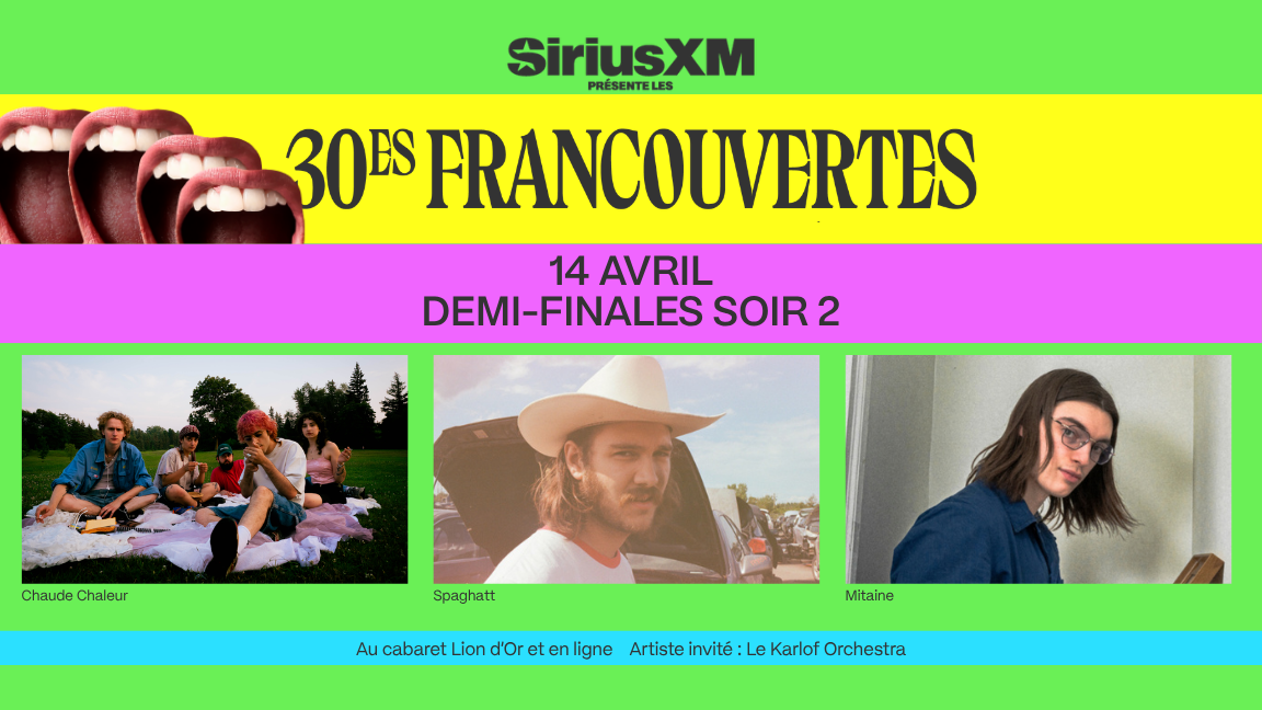 30e édition des Francouvertes | Soir 2 des demi-finales - spectacle en salle