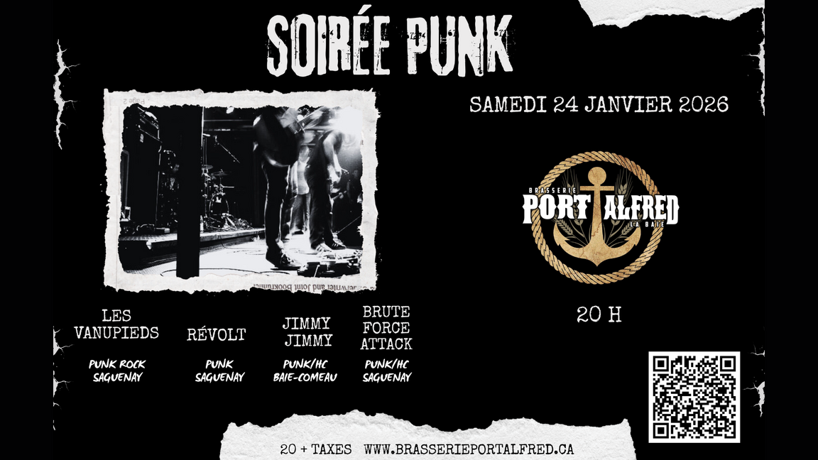 Les Vanupieds / Révolt / Jimmy Jimmy / Brute Force Attack