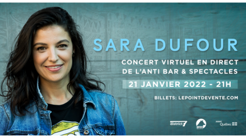 Sara Dufour - Concert virtuel en direct