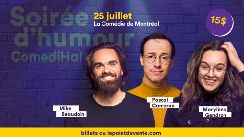 SOIREE D'HUMOUR COMEDIHA!