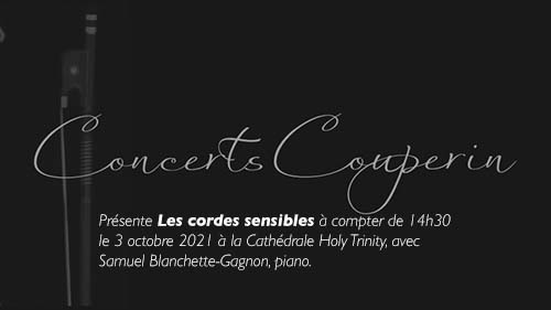 Les cordes sensibles-Samuel Blanchette-Gagnon, piano