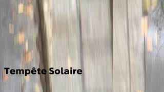 Sphères orbitantes - Tempête Solaire