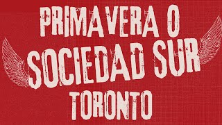 PRIMAVERA 0 - SODA STEREO ( SOCIEDAD SUR ) COVER- TORONTO